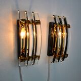Pair of sconces, Italy, 1970