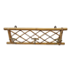 Wall rattan coat rack from 1960