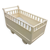 1940s wooden baby bed
