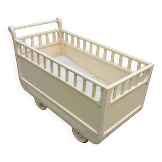 1940s wooden baby bed