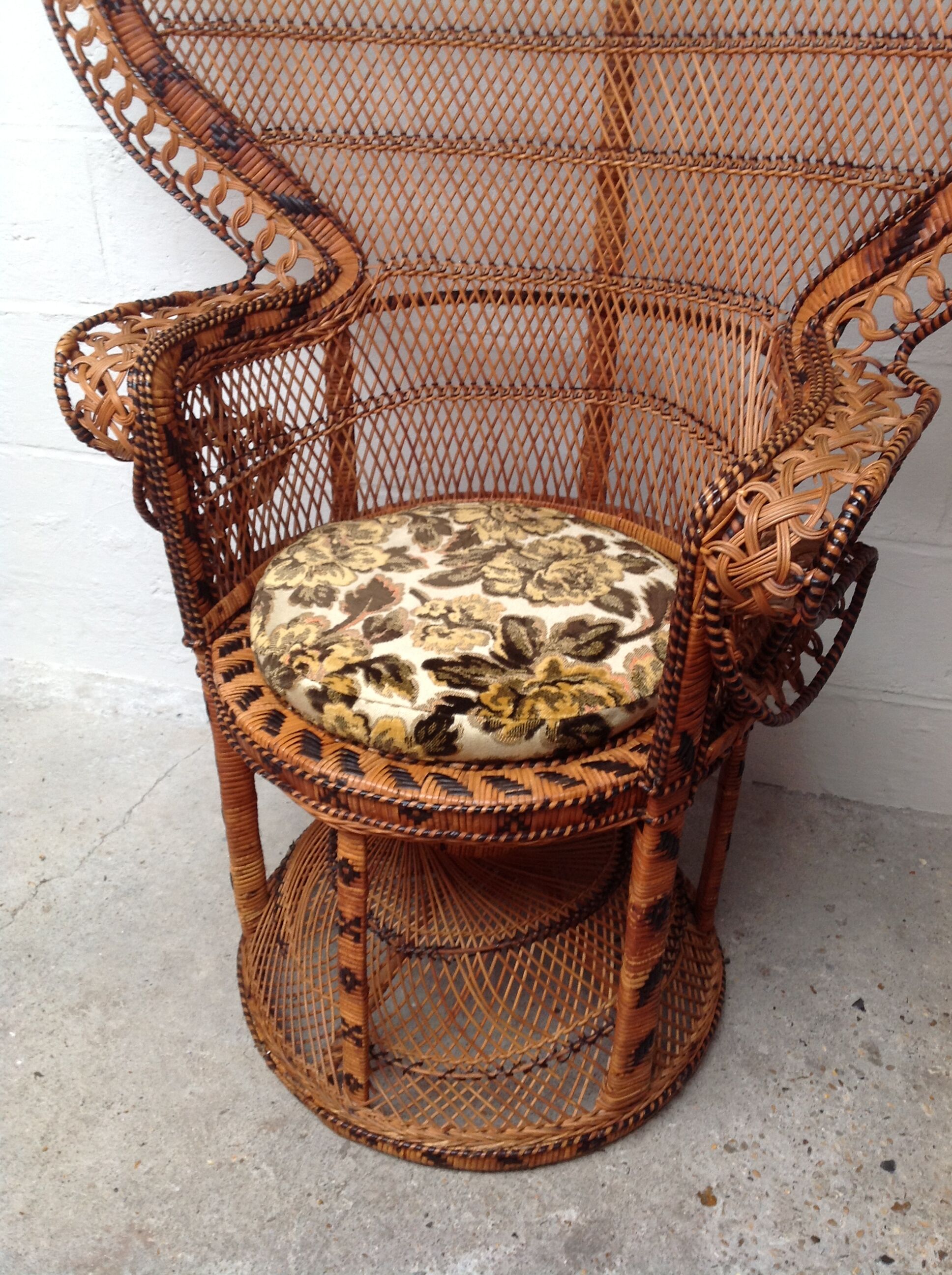 Armchair Emmanuelle rattan Kok House 1970