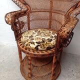 Armchair Emmanuelle rattan Kok House 1970