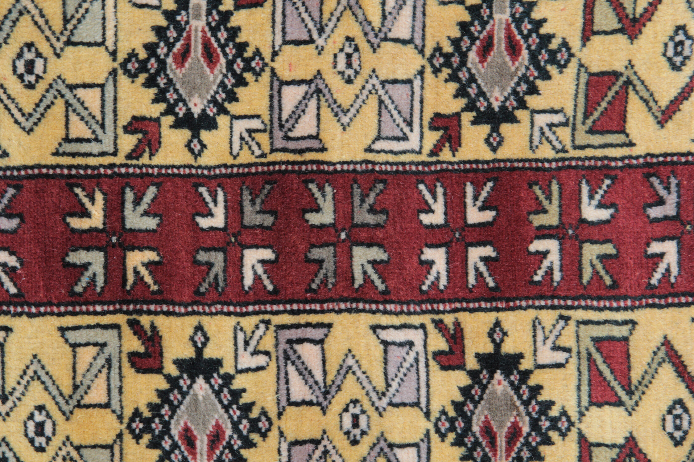 Handwoven oriental runner rug traditional milas carpet- 81x268cm