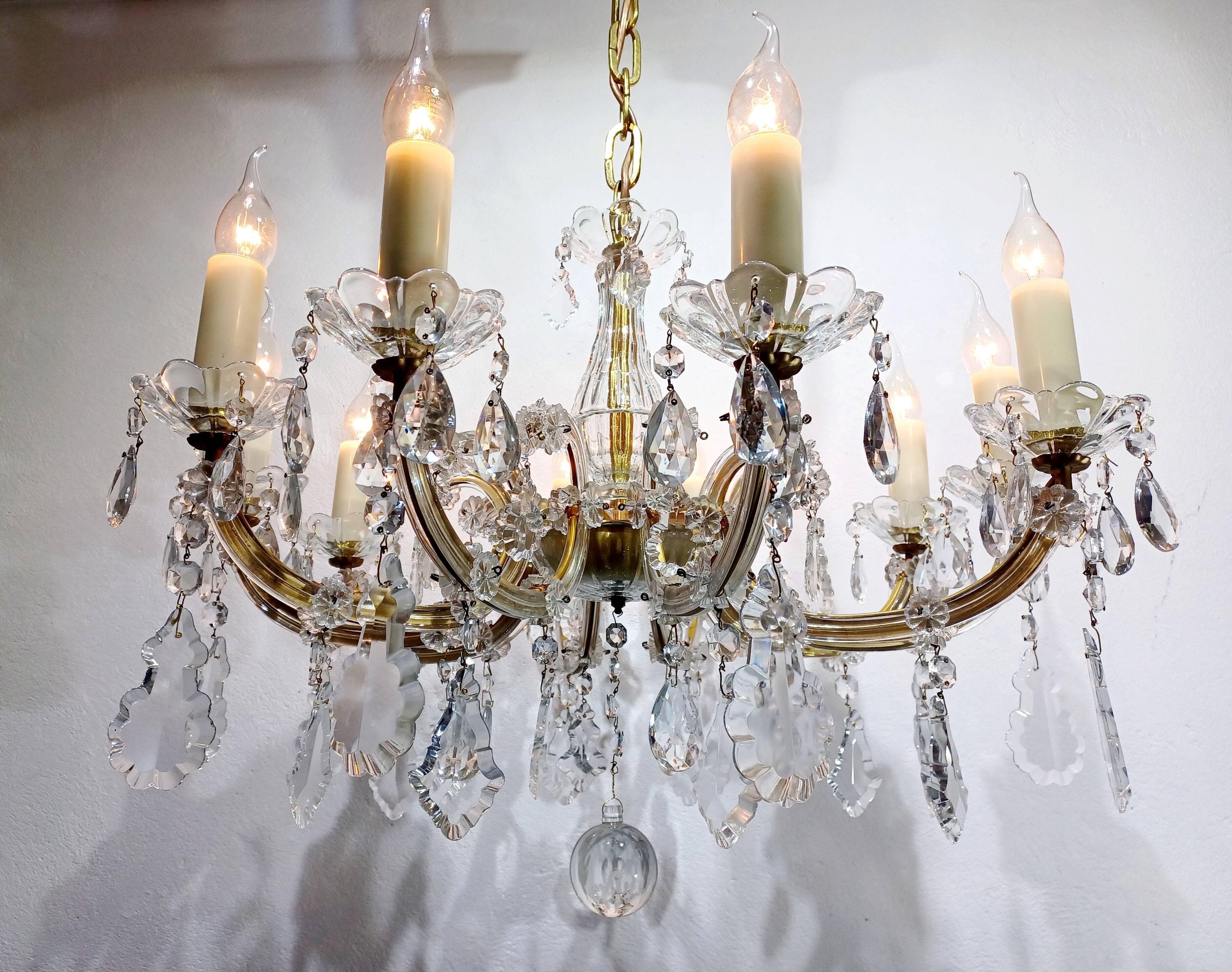Marie Thérèse Crystal Chandelier 10 Lights