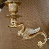 Pair of bronze sconces dore, Empire style