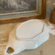 Aged white porcelain dish