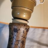 Lampe grès pyrité robert deblander circa 1968