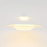 White lamp in big size, Denmark, 80’s