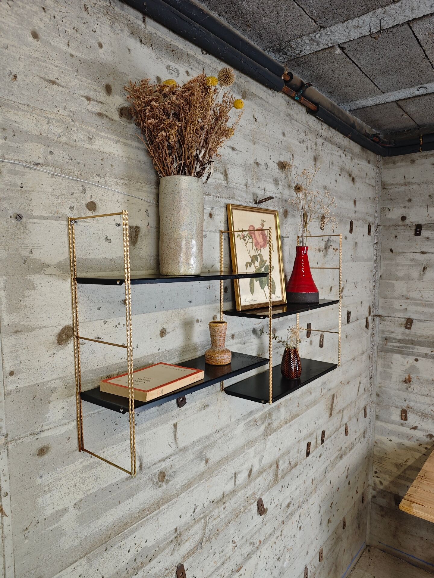 Vintage wall shelf