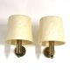Set of 2 "V-18" metal wall lights, Bergboms, Sweden, 1960
