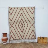 Handmade moroccan berber rug 157 x 130 cm