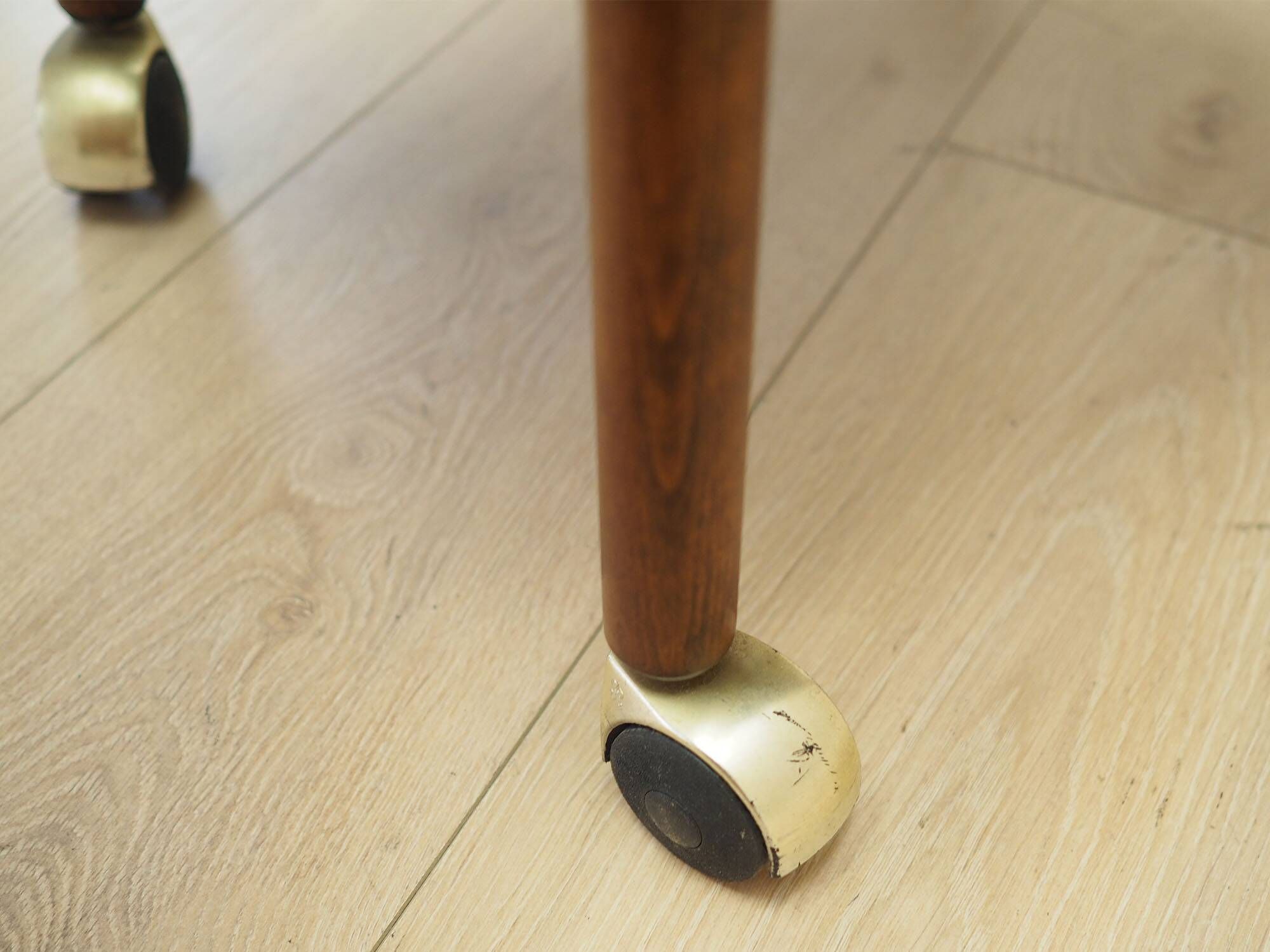 Walnut table, Italian design, 1960s, manufacture: Italy