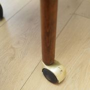 Walnut table, Italian design, 1960s, manufacture: Italy