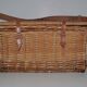 Old artisanal wicker picnic basket 50