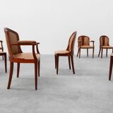 Set of 10 Art Deco chairs by De Coene, Belgium 1935