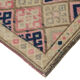 Handmade oriental beige runner rug 90 cm x 352 cm