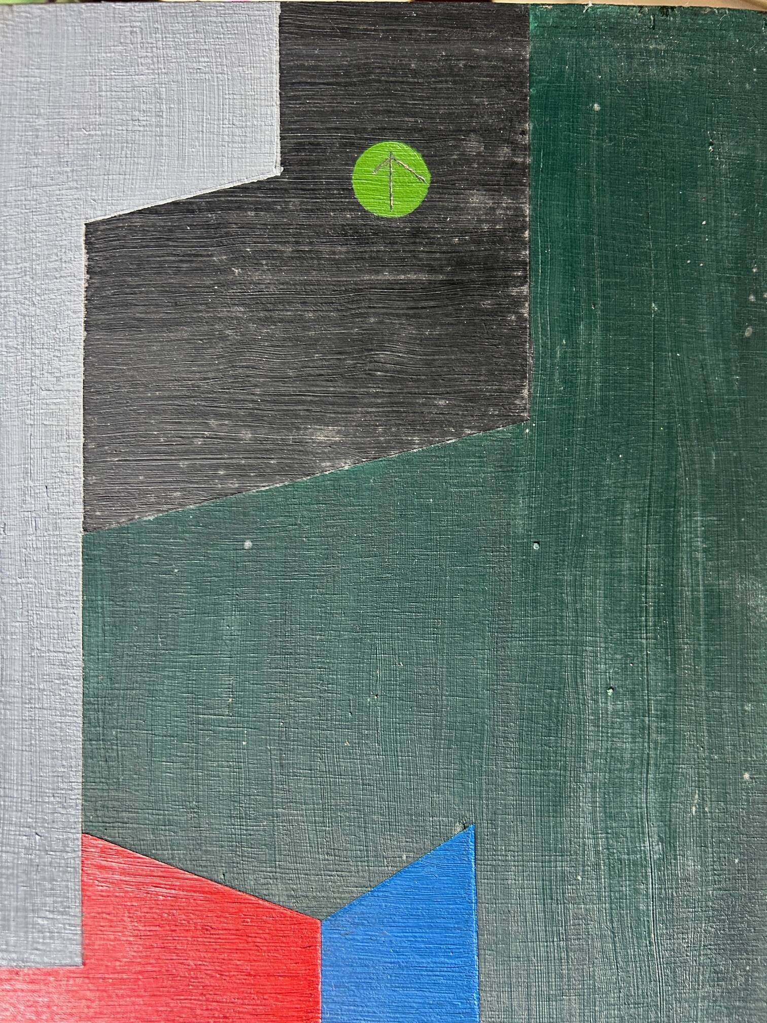 oil on double-sided panel