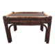 Bamboo and smoked glass coffee table,1960s