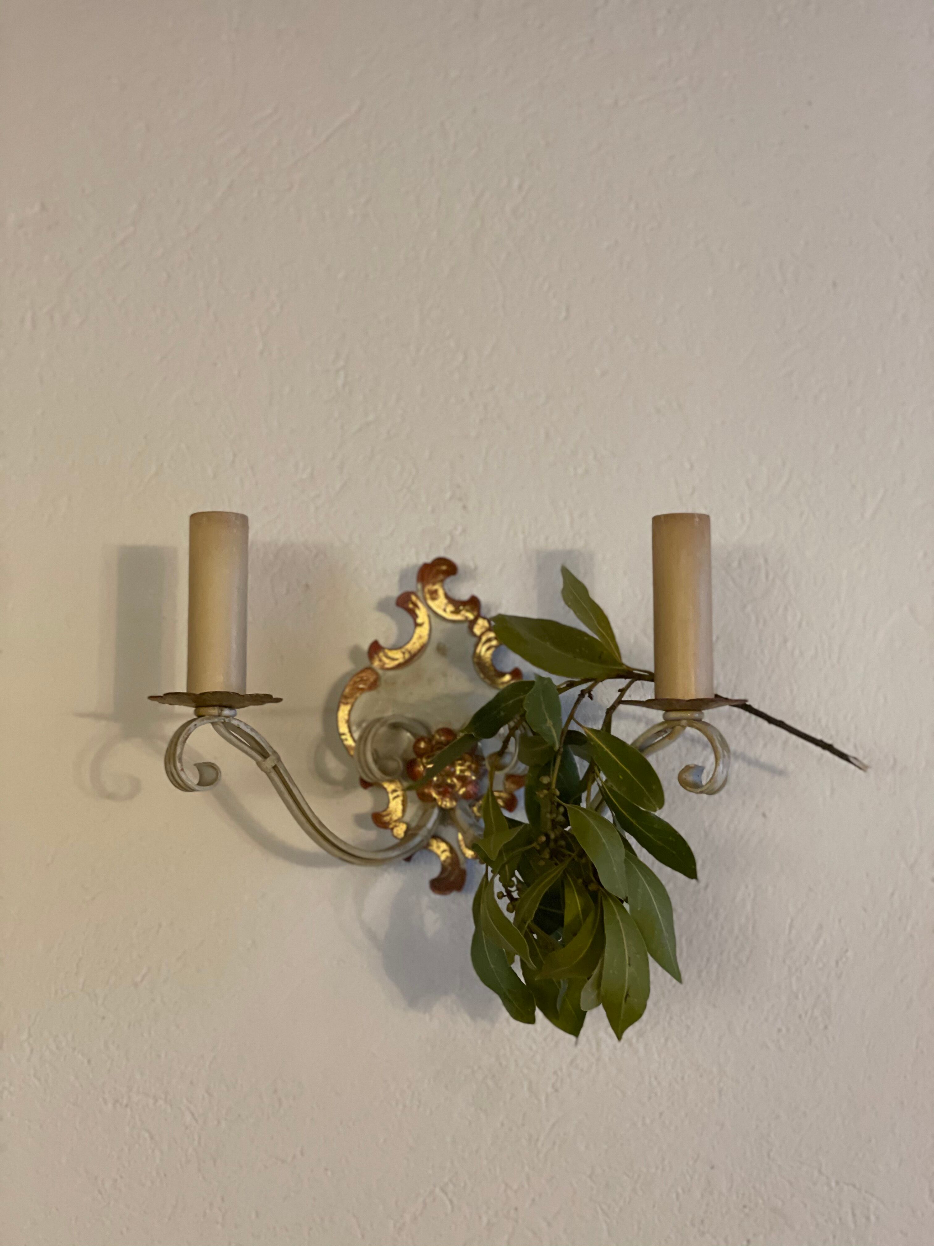 Barock style wall lamp provence antique