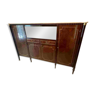 Vaisselier, buffet vitré, années 1960
