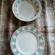 2 old plates from Digoin and Sarreguemines