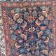 Handmade old Kurdish Persian carpet 135x276 cm