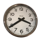 Chrome Brillie clock works industrial factory station workshop sncf