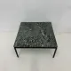 Mid-century modern green marble coffee table, 1970s
