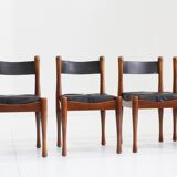 Bernini vintage italian dining chairs by Silvio Coppola , set of 6