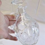 Bohemian crystal liqueur service Baccarat st Louis carafe carafon glass decanter