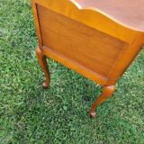 Louis XV style bedside table in cherry wood.