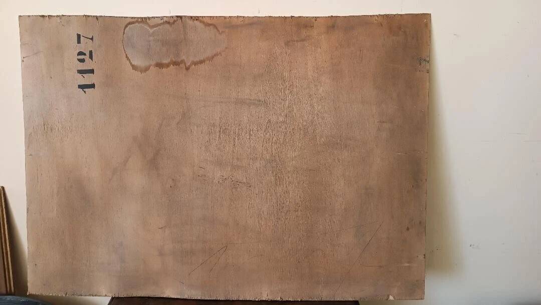 Large dipinto paesaggio firmato longoni anni 30 - 101 x 71