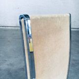 Italian Hollywood Regency Style Modernist Dining Chairs, 1970s, Set of 6