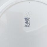 Plat de service rond Longwy