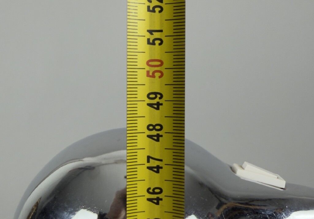 Lampe de table chromée Space Age bras articulé design moderniste 1960