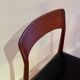 Pair of vintage Scandinavian teak chairs "Olga"