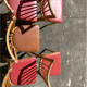 Ensemble de 5 chaises bistrot Baumann n°12