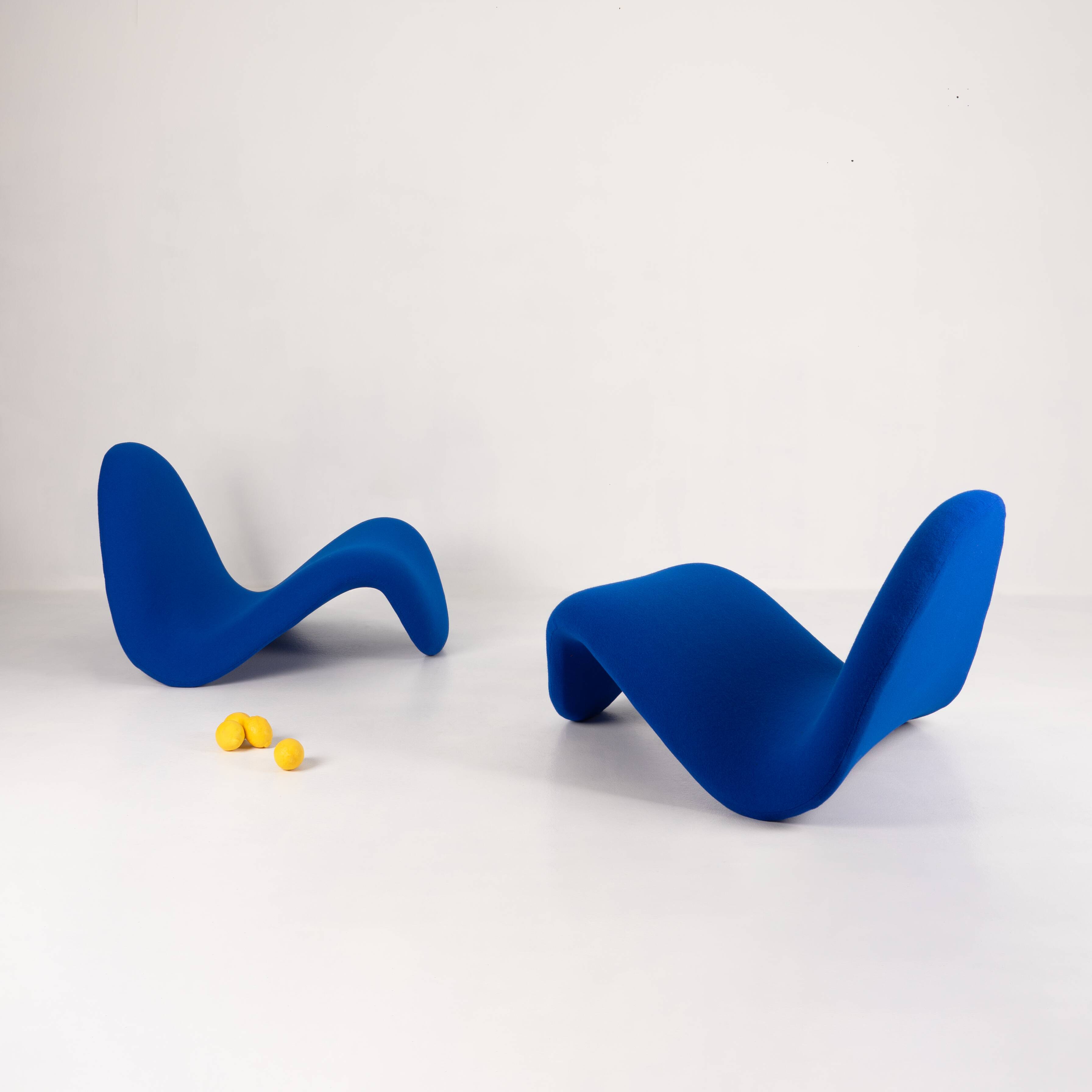PIERRE PAULIN, 2 ARMCHAIR CHAIRS 557 known as TONGUE, ARTIFORT ED., 1967