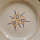 Set of 8 art deco longwy plates