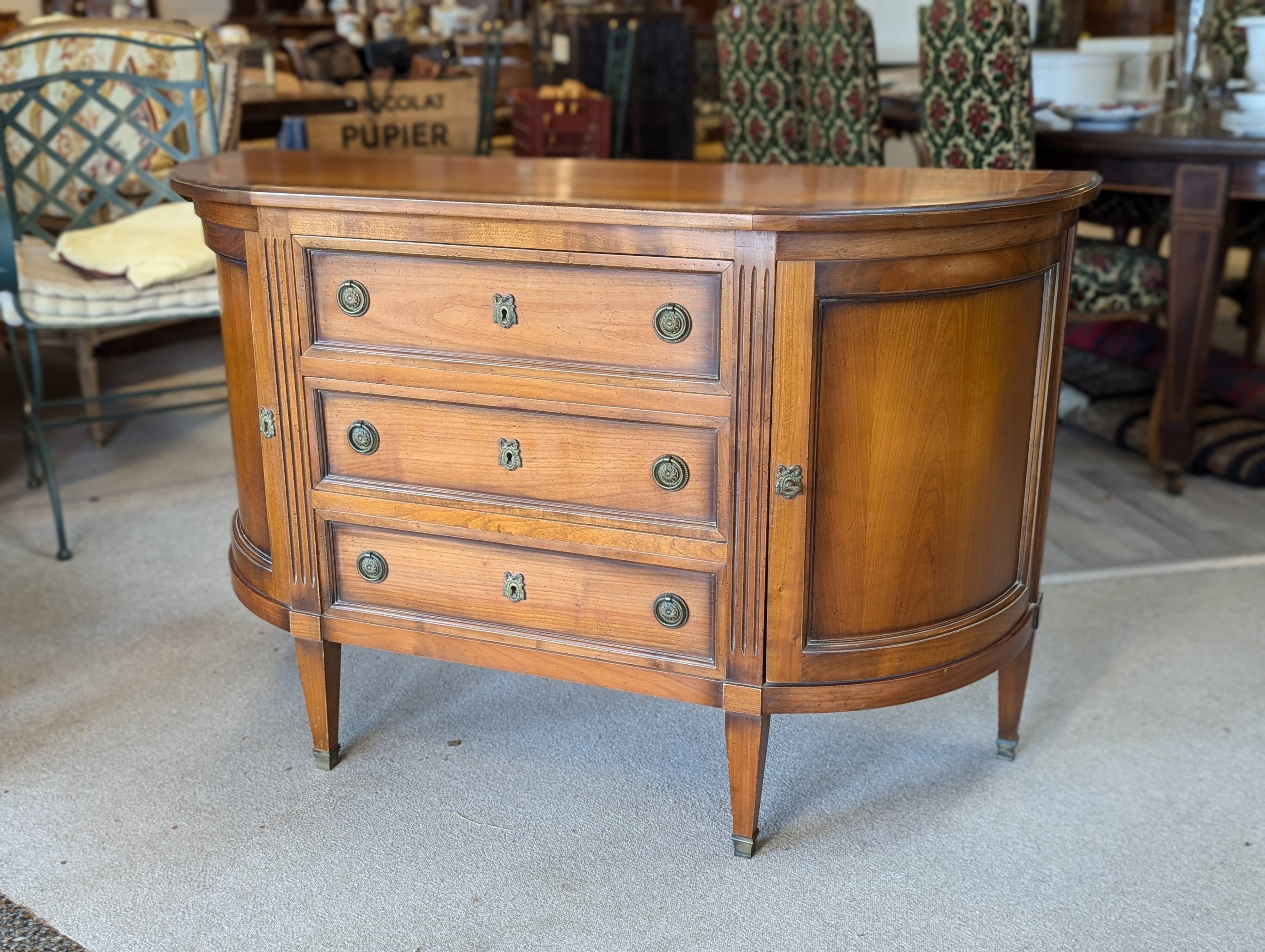 Directory half moon sideboard