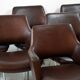 6 fauteuils en skaï