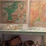 Map France reliefs du sol