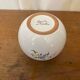 Antique flower vase moustiers white ceramic painted vintage