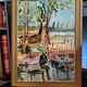 Vintage oil on canvas signed - Framed landscape of Vécétie