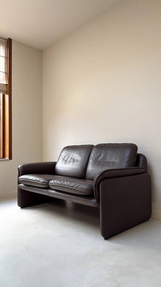 Vintage DS-61 leather 2-seater sofa by de Sede