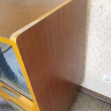 Scandinavian enfilade with showcase, compas foot