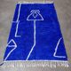 Tapis azilal Tissé main traditionnelle taille 150 x 250 cm