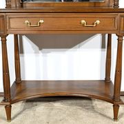 Table console en merisier, style Louis XVI, fin XIXème