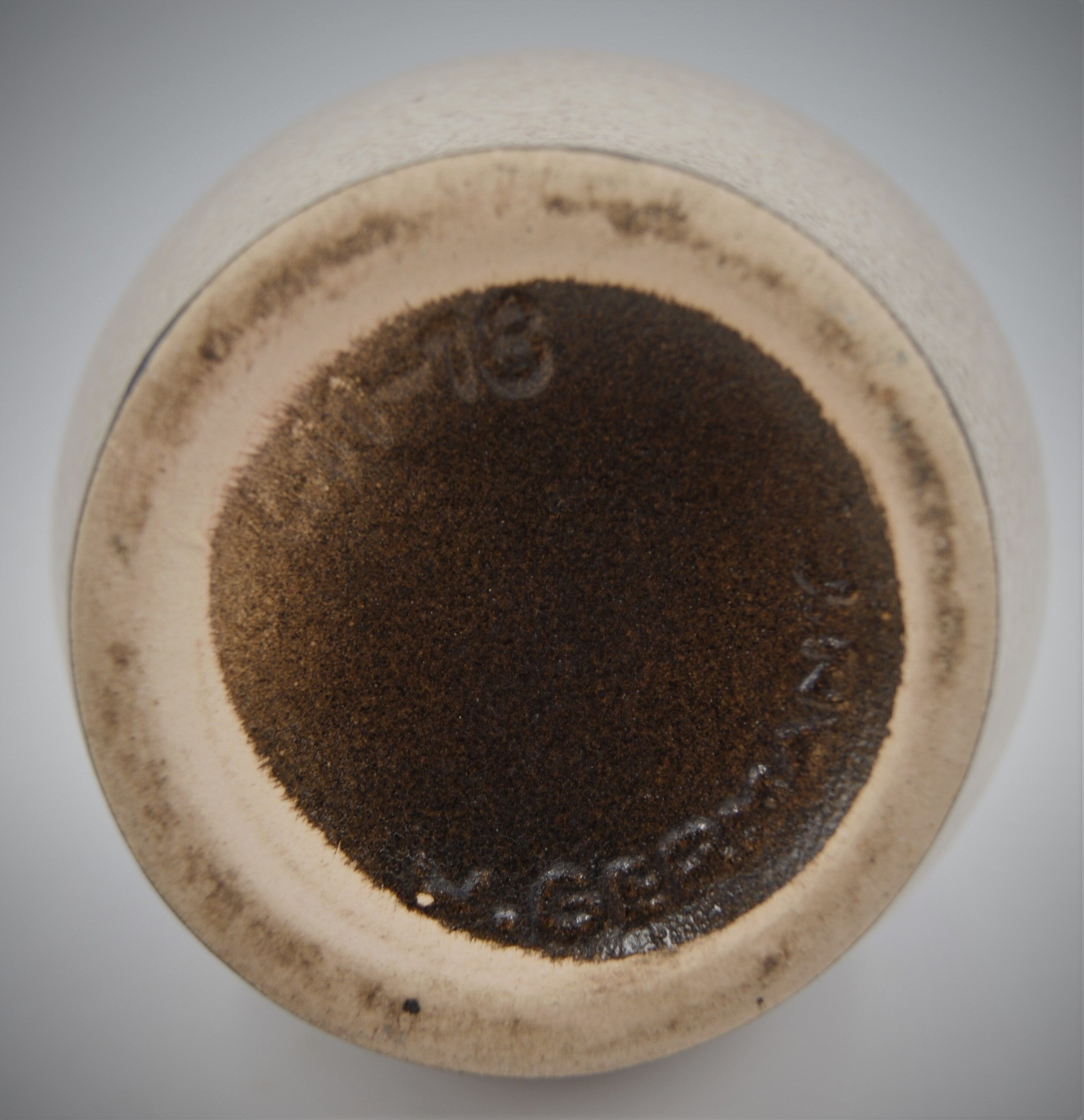 Vintage Germany ceramic handle vase