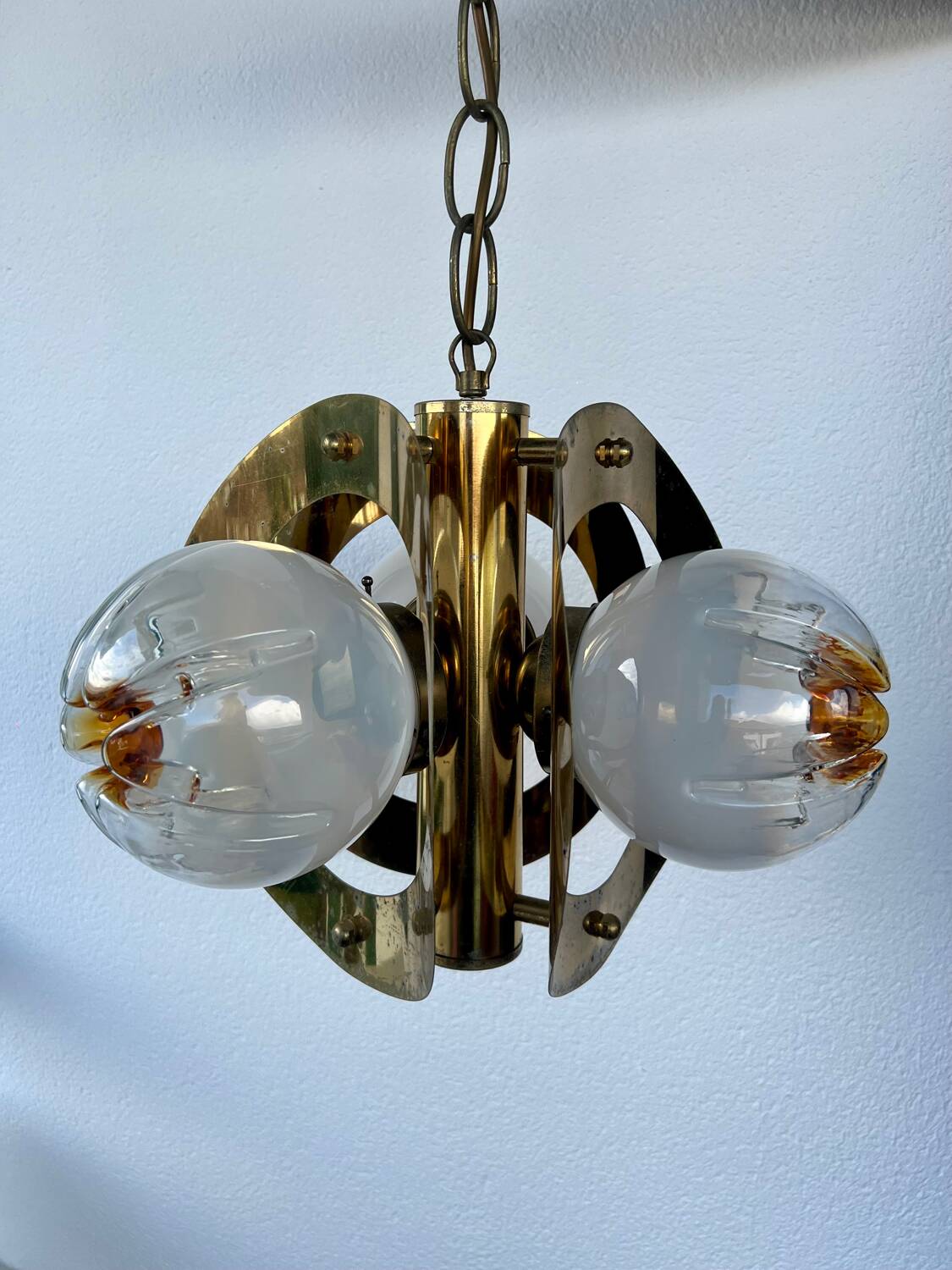 Murano glass chandelier by Mazzega - 1970